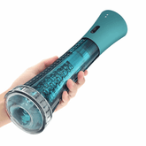 Bomba de alargamiento de pene, taza de masaje de agua, masturbación masculina
